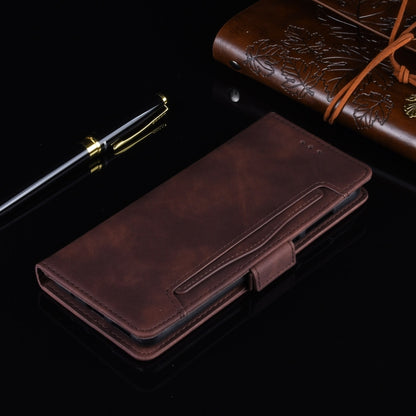 For ZTE Axon 20 5G / Axon 20 4G Wallet Style Skin Feel Calf Pattern Leather Case with Separate Card Slots(Brown) - ZTE Cases by buy2fix | Online Shopping UK | buy2fix