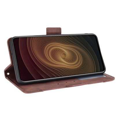 For ZTE Axon 20 5G / Axon 20 4G Wallet Style Skin Feel Calf Pattern Leather Case with Separate Card Slots(Brown) - ZTE Cases by buy2fix | Online Shopping UK | buy2fix