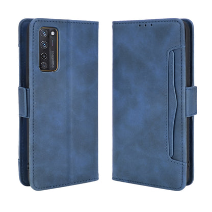 For ZTE Axon 20 5G / Axon 20 4G Wallet Style Skin Feel Calf Pattern Leather Case with Separate Card Slots(Blue) - ZTE Cases by buy2fix | Online Shopping UK | buy2fix