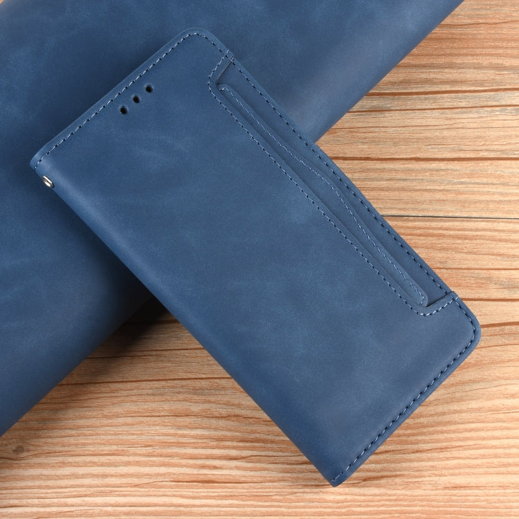 For ZTE Axon 20 5G / Axon 20 4G Wallet Style Skin Feel Calf Pattern Leather Case with Separate Card Slots(Blue) - ZTE Cases by buy2fix | Online Shopping UK | buy2fix