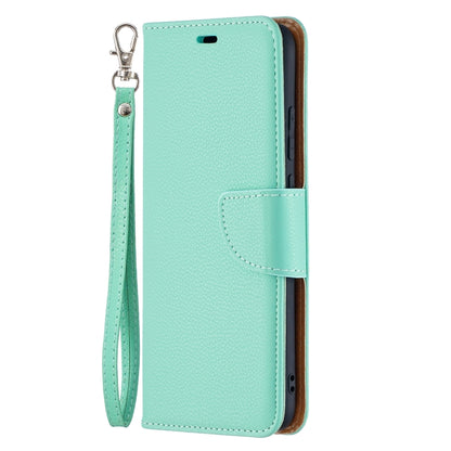 For Samsung Galaxy A02s (EU Version) Litchi Texture Pure Color Horizontal Flip Leather Case with Holder & Card Slots & Wallet & Lanyard(Green) by buy2fix