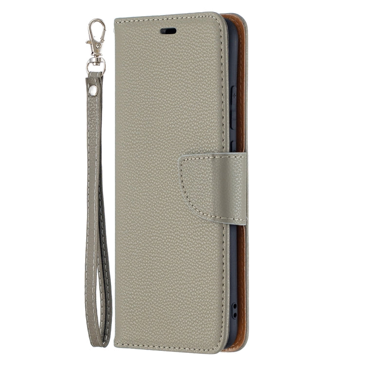 For Samsung Galaxy A02s (EU Version) Litchi Texture Pure Color Horizontal Flip Leather Case with Holder & Card Slots & Wallet & Lanyard(Grey) by buy2fix