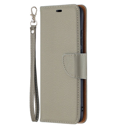For Samsung Galaxy A02s (EU Version) Litchi Texture Pure Color Horizontal Flip Leather Case with Holder & Card Slots & Wallet & Lanyard(Grey) by buy2fix
