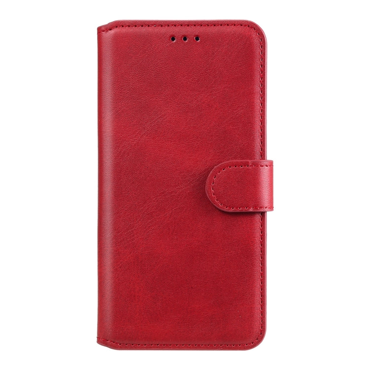 For Samsung Galaxy A02s (EU Version) Classic Calf Texture PU + TPU Horizontal Flip Leather Case with Holder & Card Slots & Wallet(Red) by buy2fix