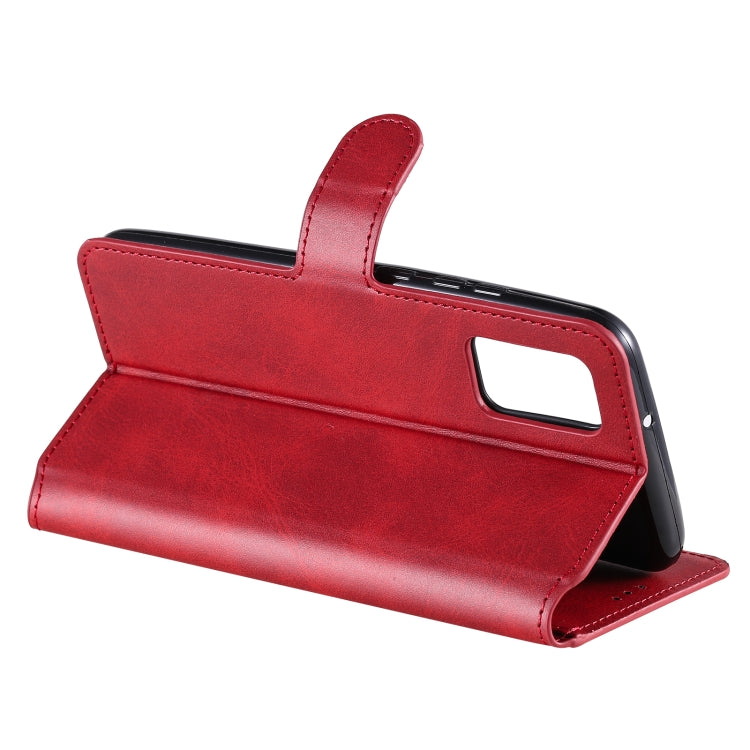 For Samsung Galaxy A02s (EU Version) Classic Calf Texture PU + TPU Horizontal Flip Leather Case with Holder & Card Slots & Wallet(Red) by buy2fix