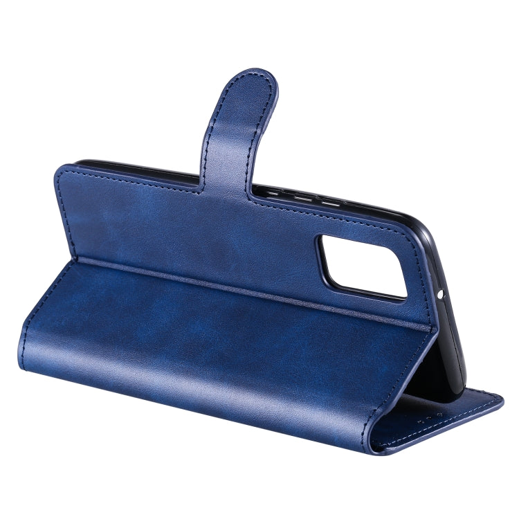 For Samsung Galaxy A02s (EU Version) Classic Calf Texture PU + TPU Horizontal Flip Leather Case with Holder & Card Slots & Wallet(Blue) by buy2fix