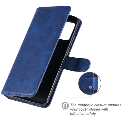 For Samsung Galaxy A02s (EU Version) Classic Calf Texture PU + TPU Horizontal Flip Leather Case with Holder & Card Slots & Wallet(Blue) by buy2fix
