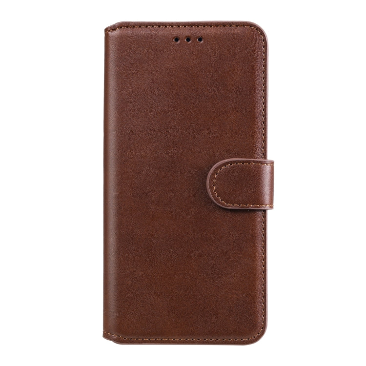 For Samsung Galaxy A02s (EU Version) Classic Calf Texture PU + TPU Horizontal Flip Leather Case with Holder & Card Slots & Wallet(Brown) by buy2fix