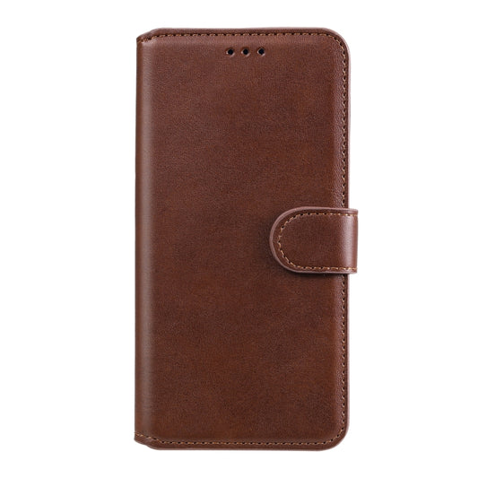 For Samsung Galaxy A02s (EU Version) Classic Calf Texture PU + TPU Horizontal Flip Leather Case with Holder & Card Slots & Wallet(Brown) by buy2fix