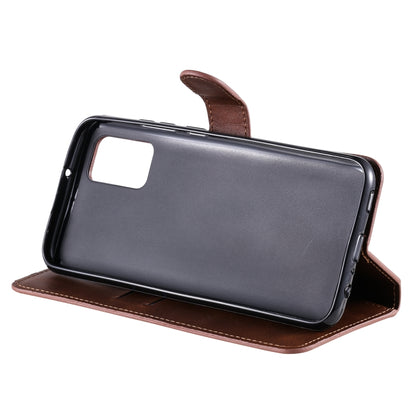 For Samsung Galaxy A02s (EU Version) Classic Calf Texture PU + TPU Horizontal Flip Leather Case with Holder & Card Slots & Wallet(Brown) by buy2fix