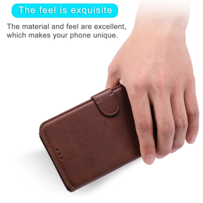 For Samsung Galaxy A02s (EU Version) Classic Calf Texture PU + TPU Horizontal Flip Leather Case with Holder & Card Slots & Wallet(Brown) by buy2fix
