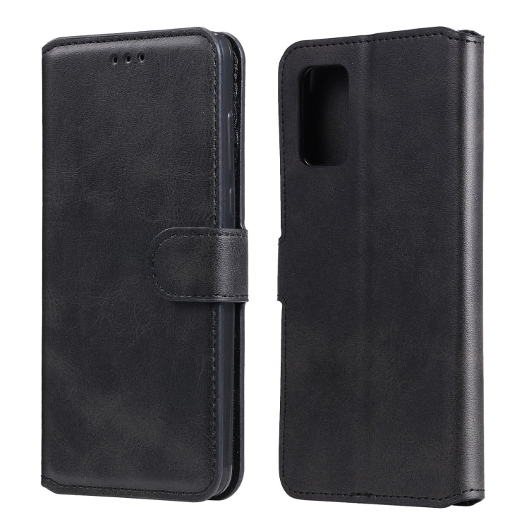 For Samsung Galaxy A02s (EU Version) Classic Calf Texture PU + TPU Horizontal Flip Leather Case with Holder & Card Slots & Wallet(Black) by buy2fix