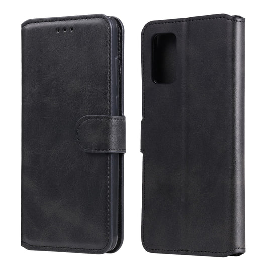 For Samsung Galaxy A02s (EU Version) Classic Calf Texture PU + TPU Horizontal Flip Leather Case with Holder & Card Slots & Wallet(Black) by buy2fix
