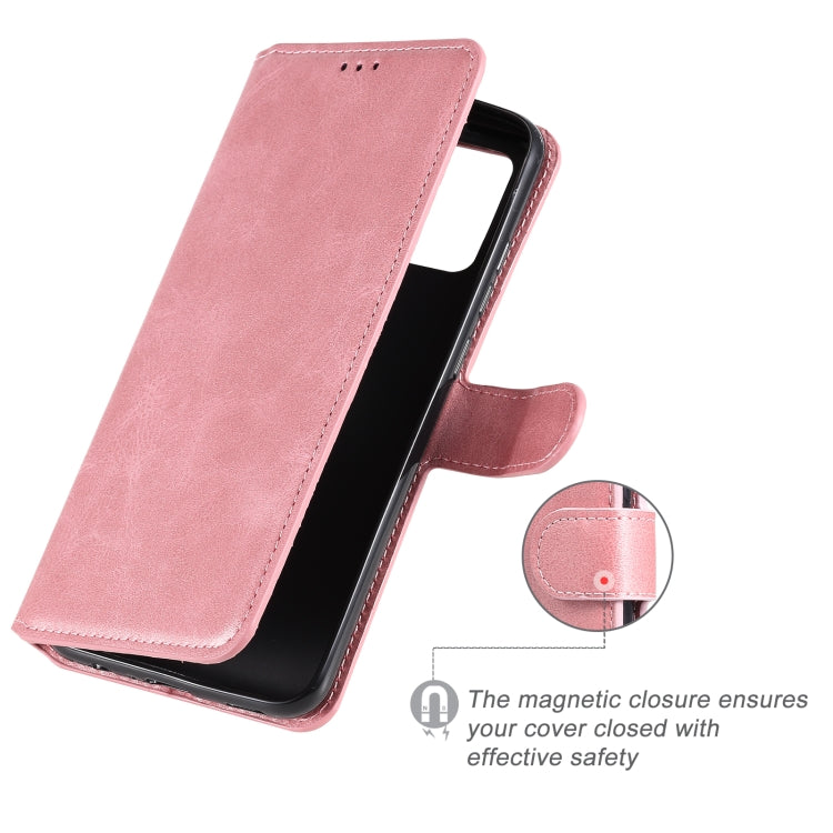 For Samsung Galaxy A02s (EU Version) Classic Calf Texture PU + TPU Horizontal Flip Leather Case with Holder & Card Slots & Wallet(Rose Gold) by buy2fix