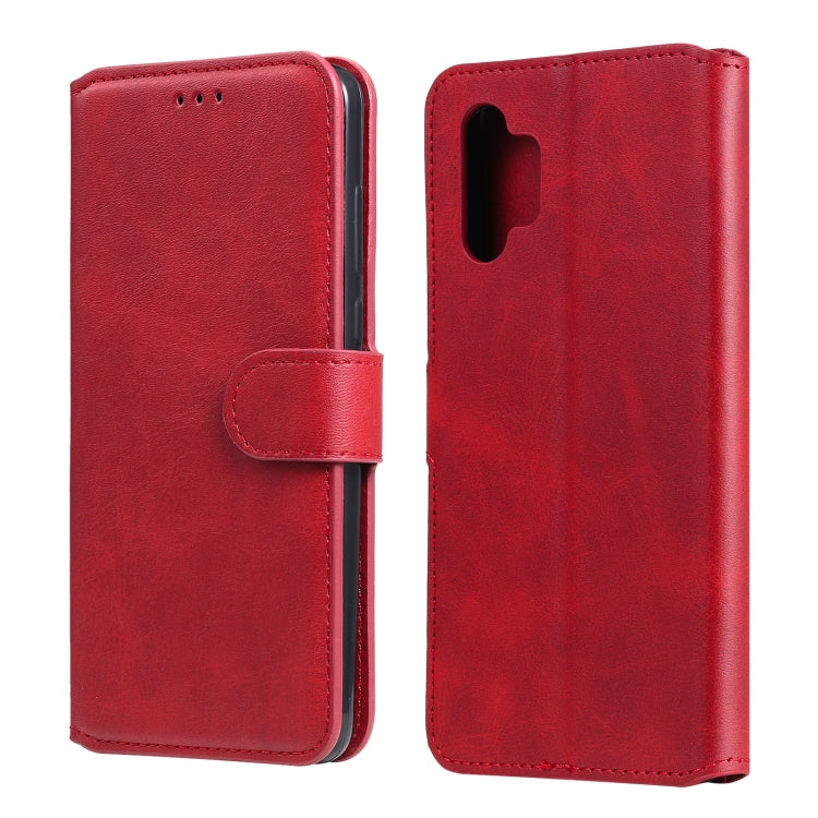 For Samsung Galaxy A32 5G Classic Calf Texture PU + TPU Horizontal Flip Leather Case with Holder & Card Slots & Wallet(Red) by buy2fix