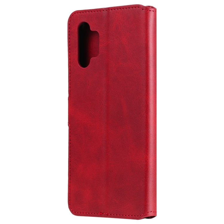 For Samsung Galaxy A32 5G Classic Calf Texture PU + TPU Horizontal Flip Leather Case with Holder & Card Slots & Wallet(Red) by buy2fix