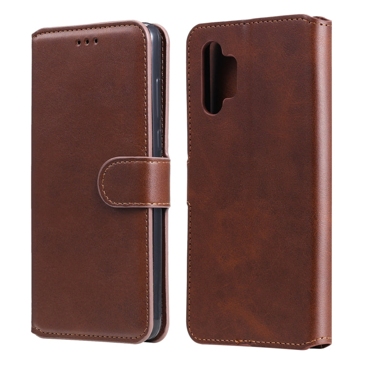 For Samsung Galaxy A32 5G Classic Calf Texture PU + TPU Horizontal Flip Leather Case with Holder & Card Slots & Wallet(Brown) by buy2fix
