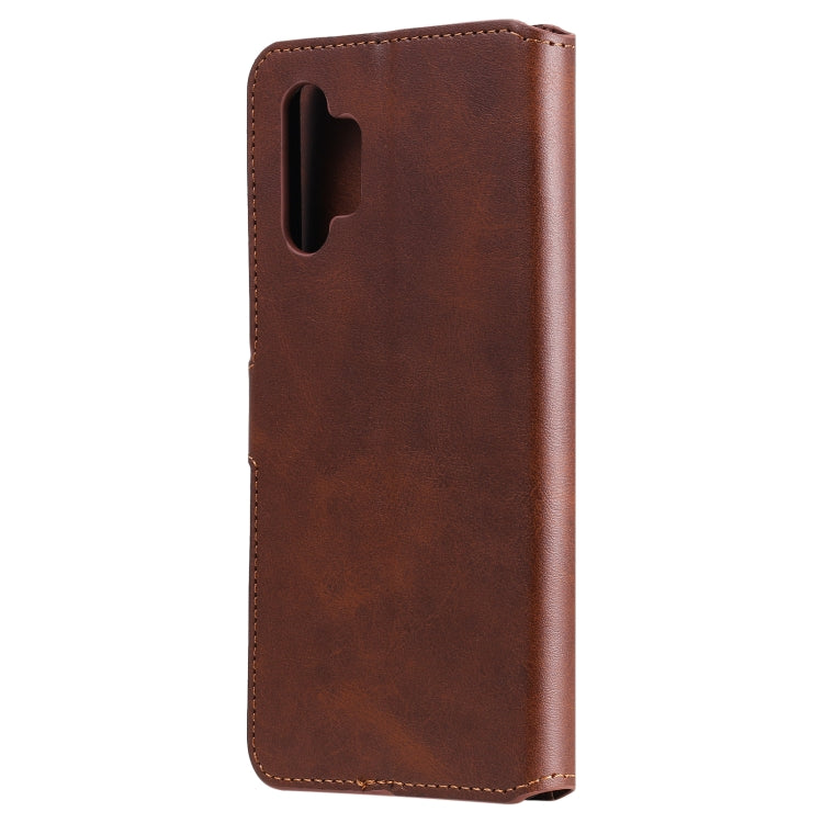 For Samsung Galaxy A32 5G Classic Calf Texture PU + TPU Horizontal Flip Leather Case with Holder & Card Slots & Wallet(Brown) by buy2fix
