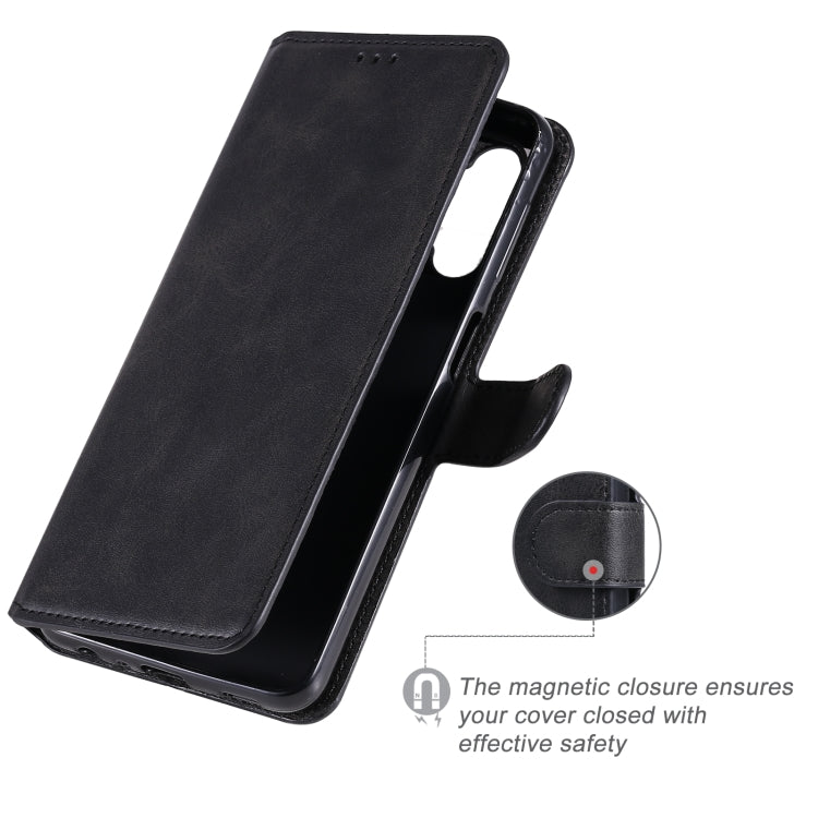 For Samsung Galaxy A32 5G Classic Calf Texture PU + TPU Horizontal Flip Leather Case with Holder & Card Slots & Wallet(Black) by buy2fix