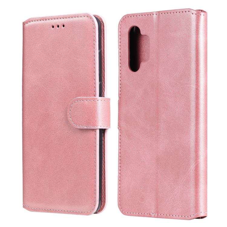 For Samsung Galaxy A32 5G Classic Calf Texture PU + TPU Horizontal Flip Leather Case with Holder & Card Slots & Wallet(Rose Gold) by buy2fix