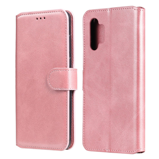 For Samsung Galaxy A32 5G Classic Calf Texture PU + TPU Horizontal Flip Leather Case with Holder & Card Slots & Wallet(Rose Gold) by buy2fix