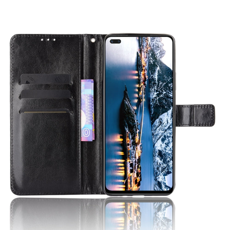 For Infinix Note 8 / X692 Retro Crazy Horse Texture Horizontal Flip Leather Case with Holder & Card Slots & Lanyard(Black) - Infinix Cases by buy2fix | Online Shopping UK | buy2fix