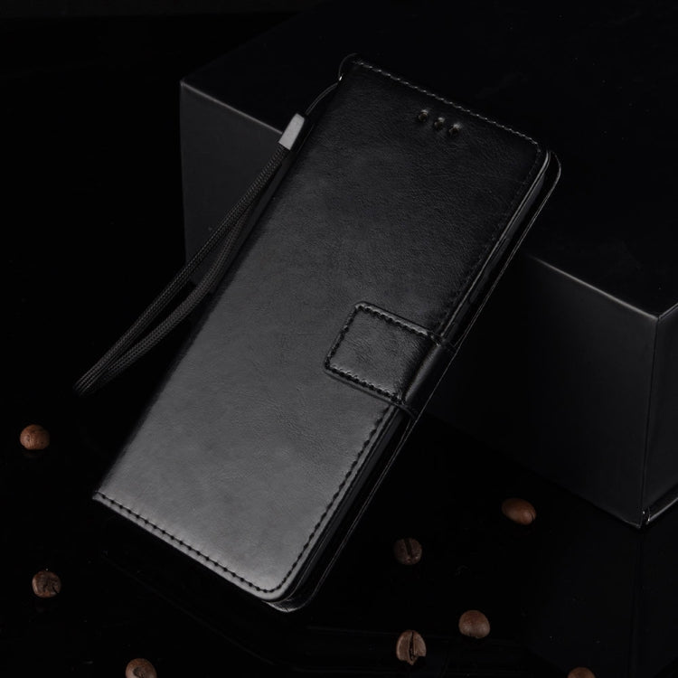 For Infinix Note 8 / X692 Retro Crazy Horse Texture Horizontal Flip Leather Case with Holder & Card Slots & Lanyard(Black) - Infinix Cases by buy2fix | Online Shopping UK | buy2fix