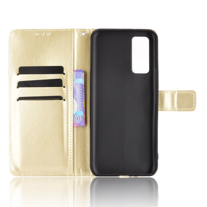 For ZTE Axon 20 5G / Axon 20 4G Retro Crazy Horse Texture Horizontal Flip Leather Case with Holder & Card Slots & Lanyard(Gold) - ZTE Cases by buy2fix | Online Shopping UK | buy2fix