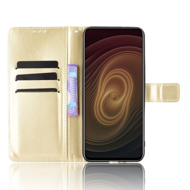 For ZTE Axon 20 5G / Axon 20 4G Retro Crazy Horse Texture Horizontal Flip Leather Case with Holder & Card Slots & Lanyard(Gold) - ZTE Cases by buy2fix | Online Shopping UK | buy2fix