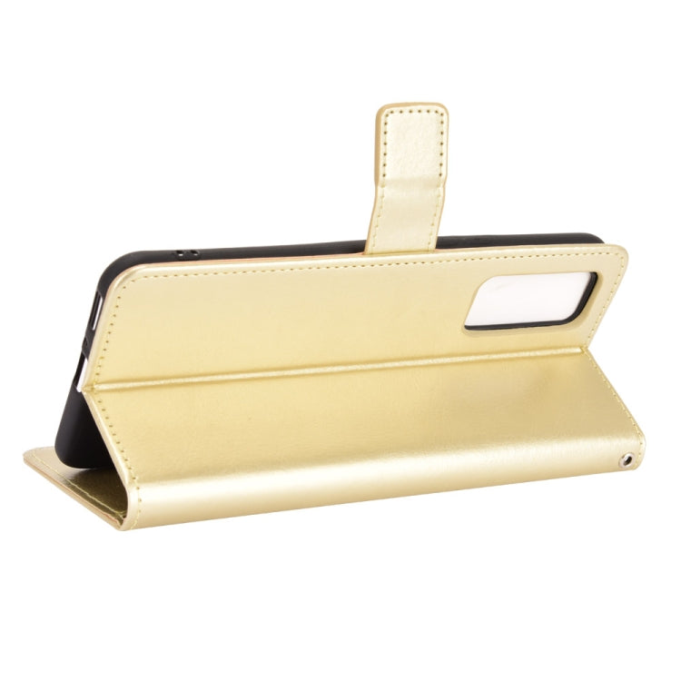 For ZTE Axon 20 5G / Axon 20 4G Retro Crazy Horse Texture Horizontal Flip Leather Case with Holder & Card Slots & Lanyard(Gold) - ZTE Cases by buy2fix | Online Shopping UK | buy2fix