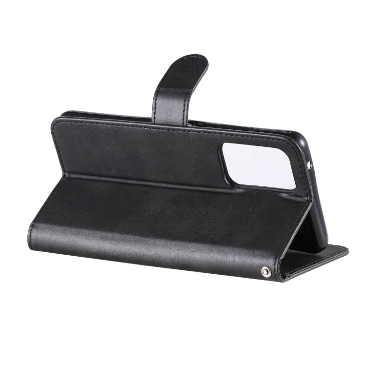 For Samsung Galaxy A52 5G/4G Fashion Calf Texture Zipper Horizontal Flip Leather Case with Stand & Card Slots & Wallet Function(Black) by buy2fix