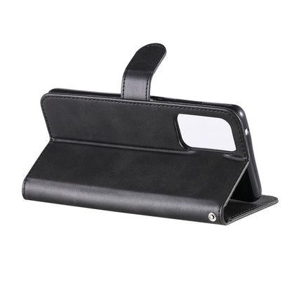 For Samsung Galaxy A52 5G/4G Fashion Calf Texture Zipper Horizontal Flip Leather Case with Stand & Card Slots & Wallet Function(Black) by buy2fix