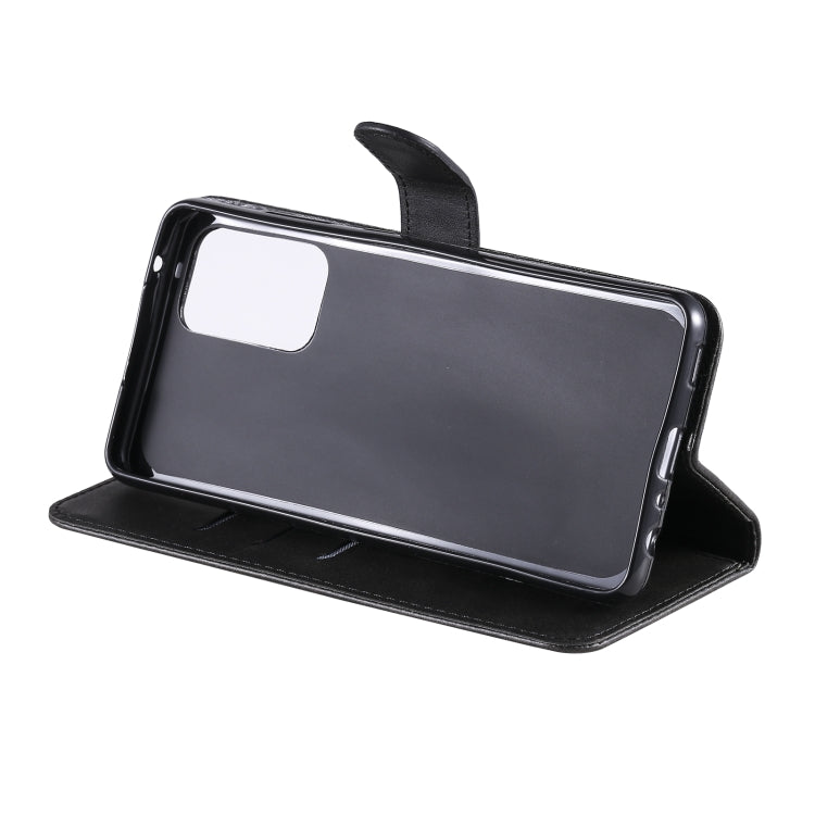 For Samsung Galaxy A52 5G/4G Fashion Calf Texture Zipper Horizontal Flip Leather Case with Stand & Card Slots & Wallet Function(Black) by buy2fix