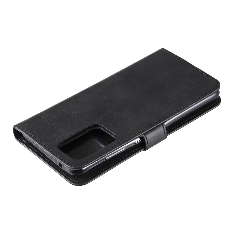 For Samsung Galaxy A52 5G/4G Fashion Calf Texture Zipper Horizontal Flip Leather Case with Stand & Card Slots & Wallet Function(Black) by buy2fix