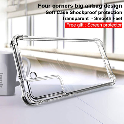 For Samsung Galaxy S21 Plus 5G IMAK All-inclusive Shockproof Airbag TPU Case with Screen Protector(Transparent) - Galaxy S21+ 5G Cases by imak | Online Shopping UK | buy2fix