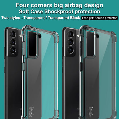 For Samsung Galaxy S21 Plus 5G IMAK All-inclusive Shockproof Airbag TPU Case with Screen Protector(Transparent) - Galaxy S21+ 5G Cases by imak | Online Shopping UK | buy2fix