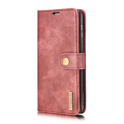 For Samsung Galaxy S21+ 5G DG.MING Crazy Horse Texture Flip Detachable Magnetic Leather Case with Holder & Card Slots & Wallet(Red) - Galaxy S21+ 5G Cases by DG.MING | Online Shopping UK | buy2fix