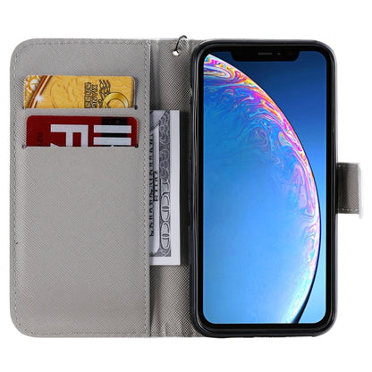For iPhone 11 Pro Painted Pattern Horizontal Flip Leather Case, with Wallet & Holder & Card Slots & Lanyard(Skull) - iPhone 11 Pro Cases by buy2fix | Online Shopping UK | buy2fix