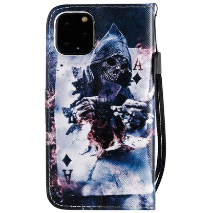 For iPhone 11 Pro Painted Pattern Horizontal Flip Leather Case, with Wallet & Holder & Card Slots & Lanyard(Magician) - iPhone 11 Pro Cases by buy2fix | Online Shopping UK | buy2fix