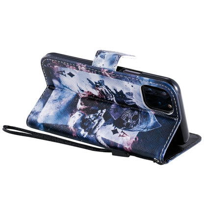 For iPhone 11 Pro Painted Pattern Horizontal Flip Leather Case, with Wallet & Holder & Card Slots & Lanyard(Magician) - iPhone 11 Pro Cases by buy2fix | Online Shopping UK | buy2fix