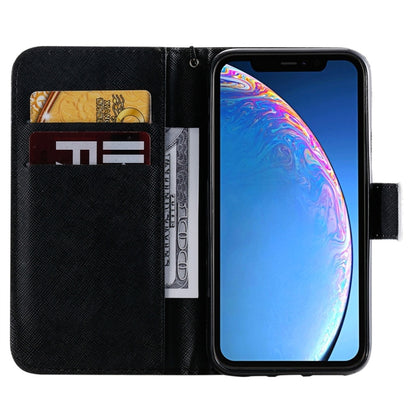 For iPhone 11 Pro Painted Pattern Horizontal Flip Leather Case, with Wallet & Holder & Card Slots & Lanyard(One-eyed Mouse) - iPhone 11 Pro Cases by buy2fix | Online Shopping UK | buy2fix