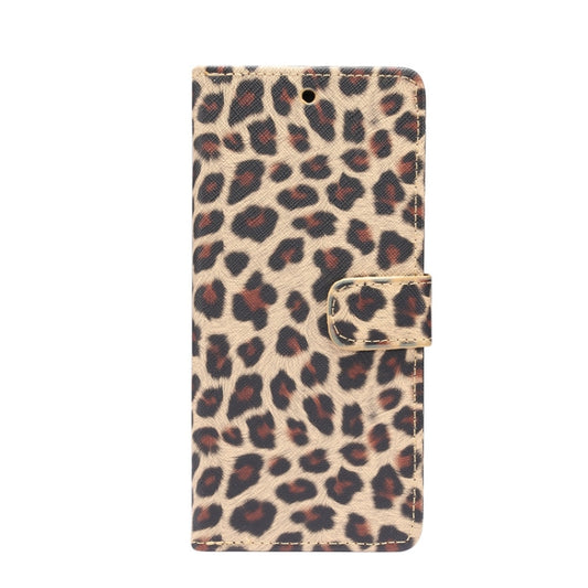 For Samsung Galaxy S21+ 5G Leopard Pattern Horizontal Flip Leather Case with Holder & Card Slots(Yellow) - Galaxy S21+ 5G Cases by buy2fix | Online Shopping UK | buy2fix