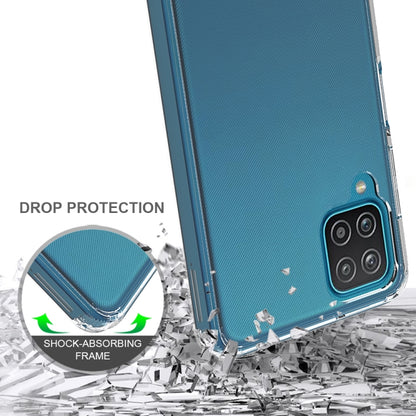 For Samsung Galaxy A12 Scratchproof TPU + Acrylic Protective Case(Transparent) by buy2fix