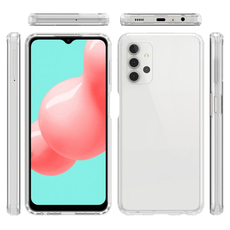 For Samsung Galaxy A32 5G Scratchproof TPU + Acrylic Protective Case(Black) by buy2fix