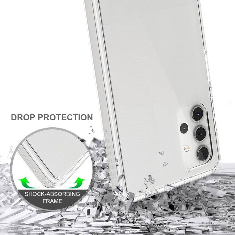 For Samsung Galaxy A32 5G Scratchproof TPU + Acrylic Protective Case(Black) by buy2fix