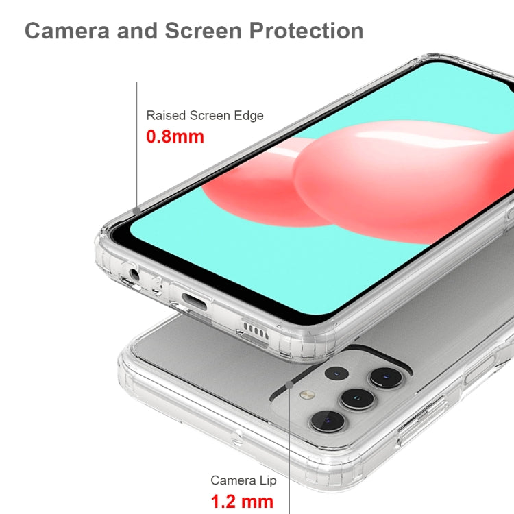 For Samsung Galaxy A32 5G Scratchproof TPU + Acrylic Protective Case(Transparent) by buy2fix