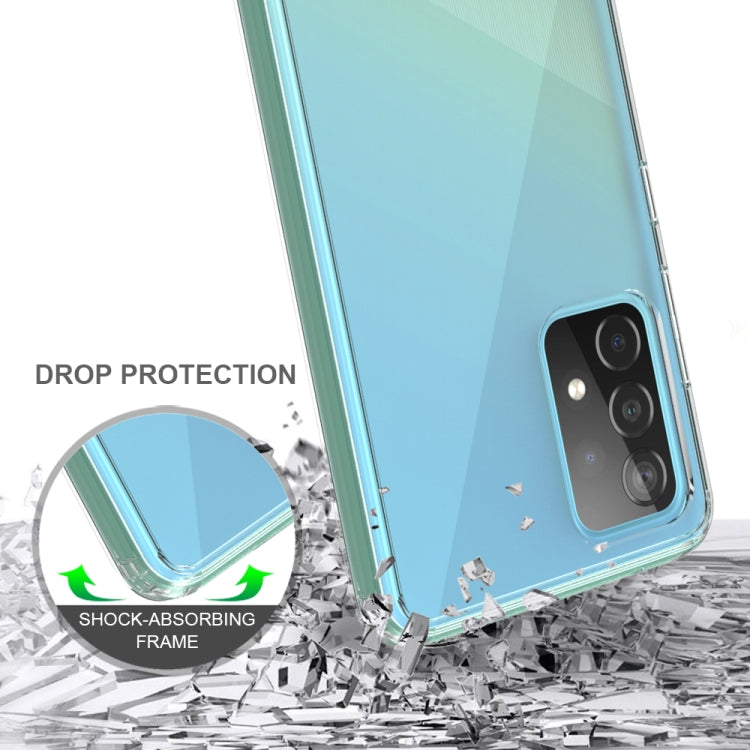 For Samsung Galaxy A52 5G / 4G Scratchproof TPU + Acrylic Protective Case(Black) by buy2fix