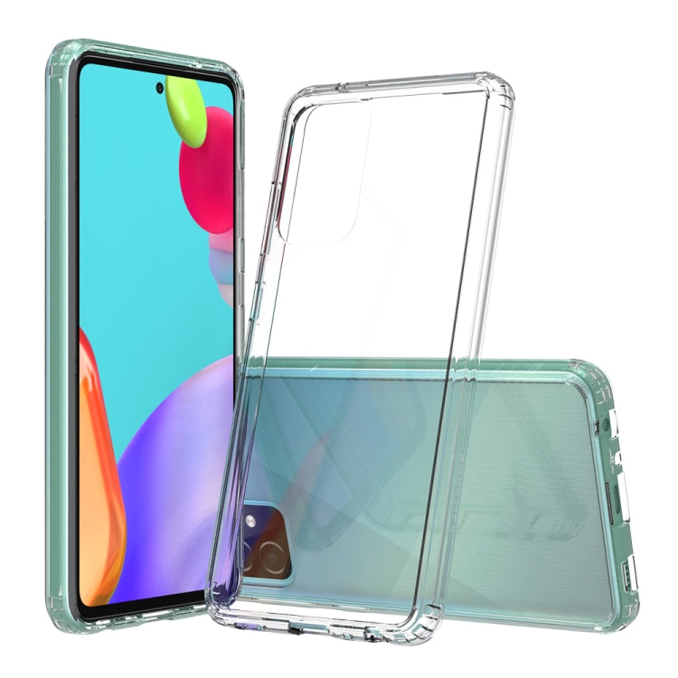 For Samsung Galaxy A52 5G / 4G Scratchproof TPU + Acrylic Protective Case(Transparent) by buy2fix