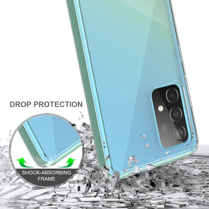 For Samsung Galaxy A52 5G / 4G Scratchproof TPU + Acrylic Protective Case(Transparent) by buy2fix
