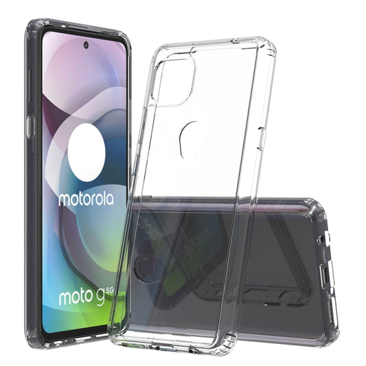 For Motorola Moto G 5G Shockproof Scratchproof TPU + Acrylic Protective Case(Transparent) - Motorola Cases by buy2fix | Online Shopping UK | buy2fix